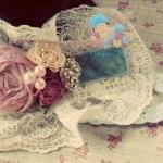 Velvet Headband, Baby Flowe..