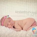 Pink Baby Girl Headband, Ba..