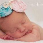 Rosette Baby Headbands - Ra..