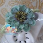 Mint Baby Girl Flower Headb..