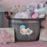 Baby Girl Gift Basket Set,..