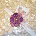 Purple Baby Flower Headband..
