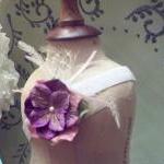 Purple Baby Flower Headband..