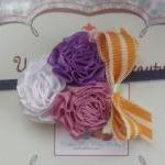 Satin Rose Bloom Headband i..