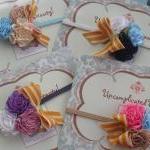 Satin Rose Bloom Headband i..