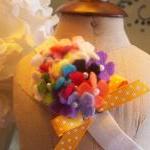 Felt Hydrangea Headband in ..