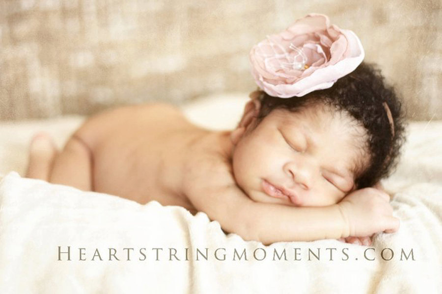 Headbands, Baby Flower Headband, Blush Pink Flower Headband
