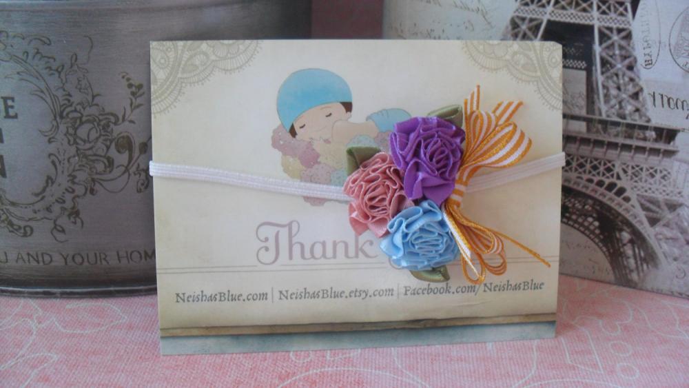 Headbands, Baby Flower Headband, Newborn Flower Headband, Satin Rose Bloom, Pick Colors